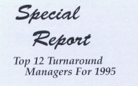 Top 12 Outstanding Turnaround Management Firms, Turnarounds & Workouts Magazine