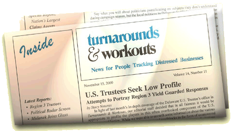 turnaround management and investing in distressed troubled underperforming companies